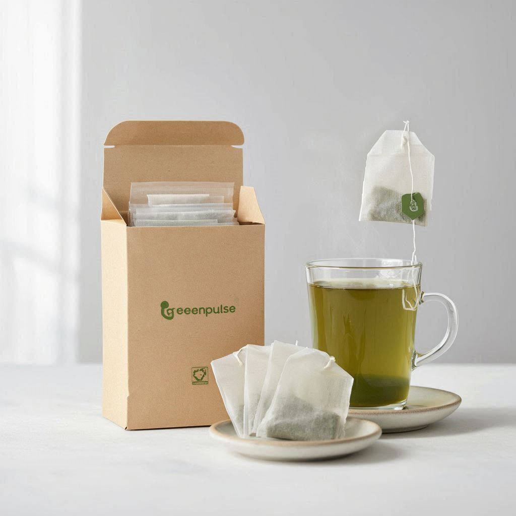 GrönPuls förpackning och filterpåsar